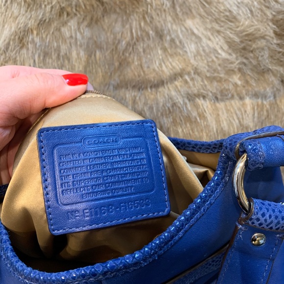 COACH CROSSBODY BLUE - Picture 5 of 8